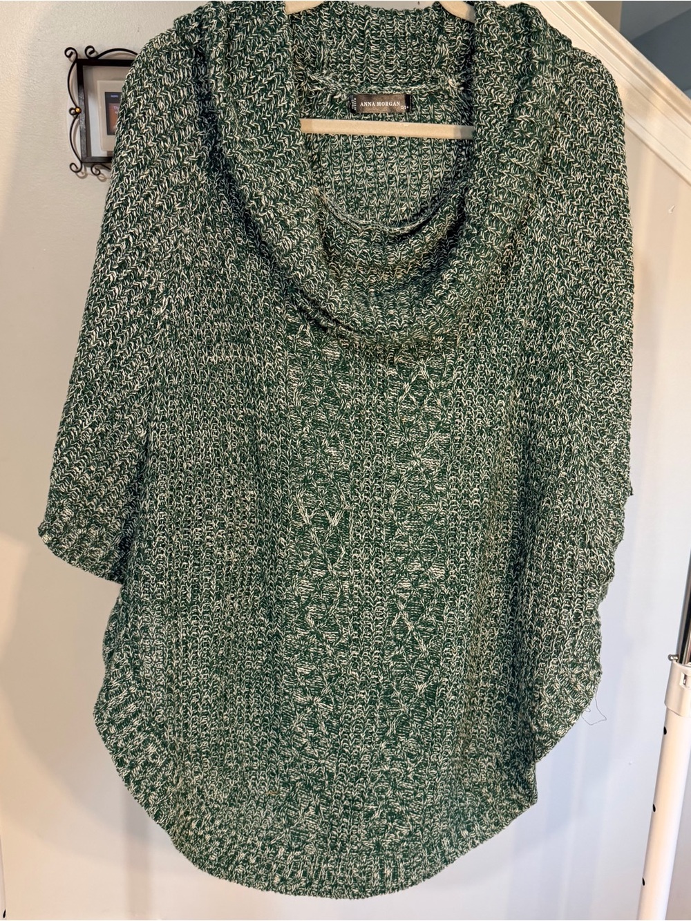 Anna Morgan Marled Cowl Neck Sweater